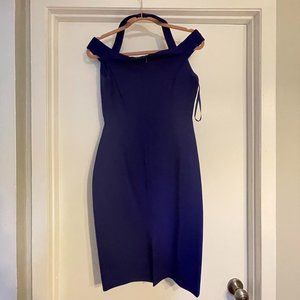 Ralph Lauren Blue Fitted Formal Dress